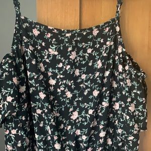 Summer Fun! Girls Flower Pattern Jumpsuit